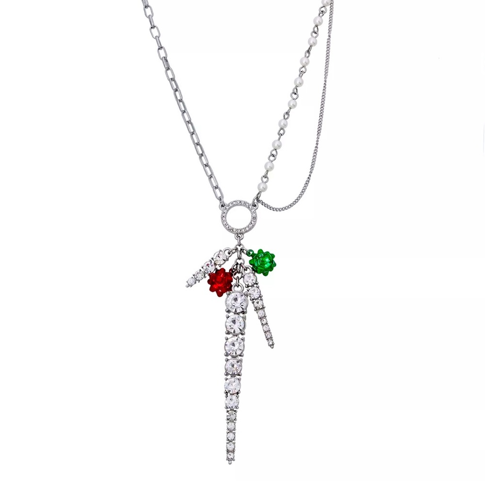 New BETSEY JOHNSON
Stone Icicle Pendant Necklace